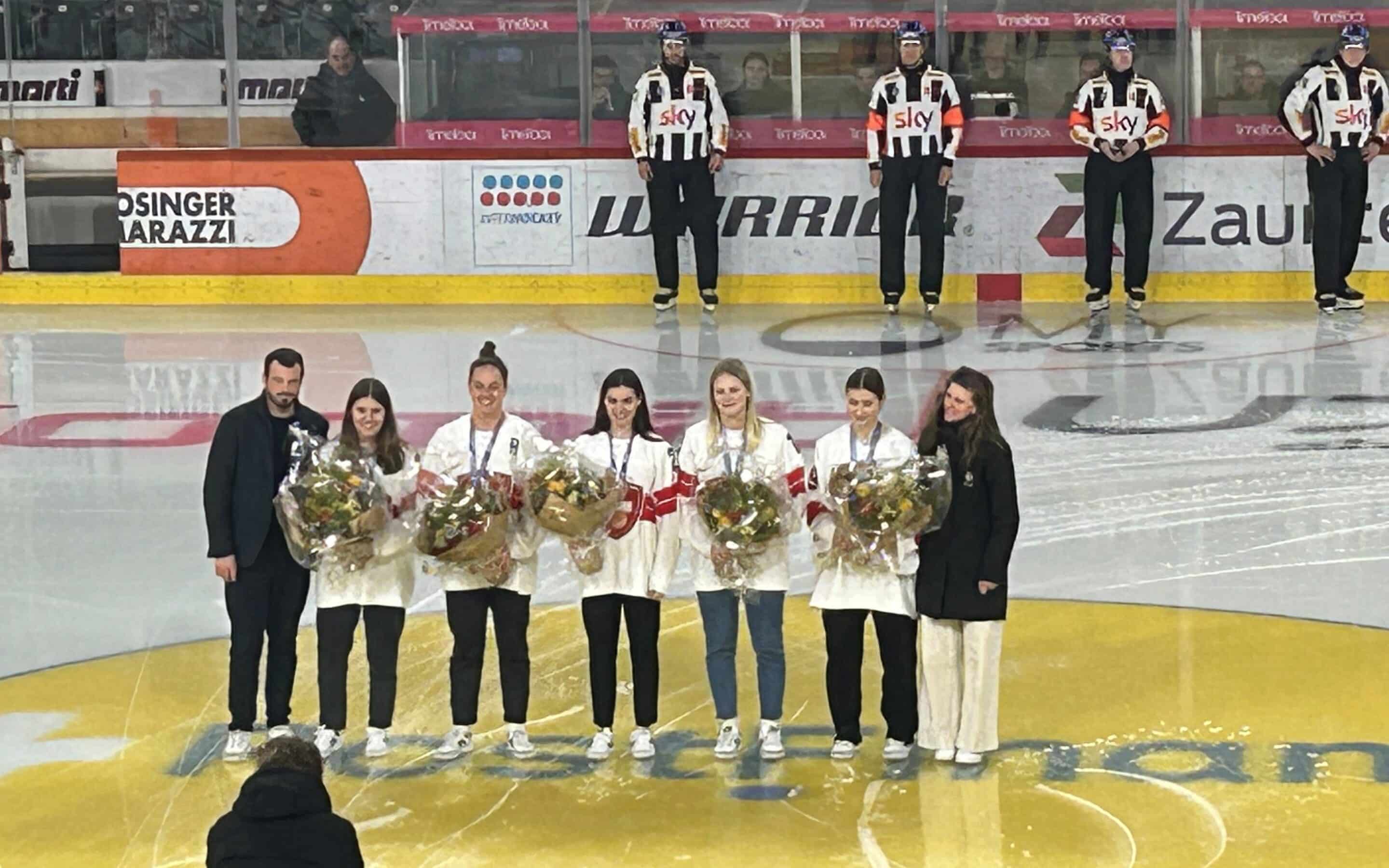 Bronze Medaillen Gewinnerinnen SCB Frauen