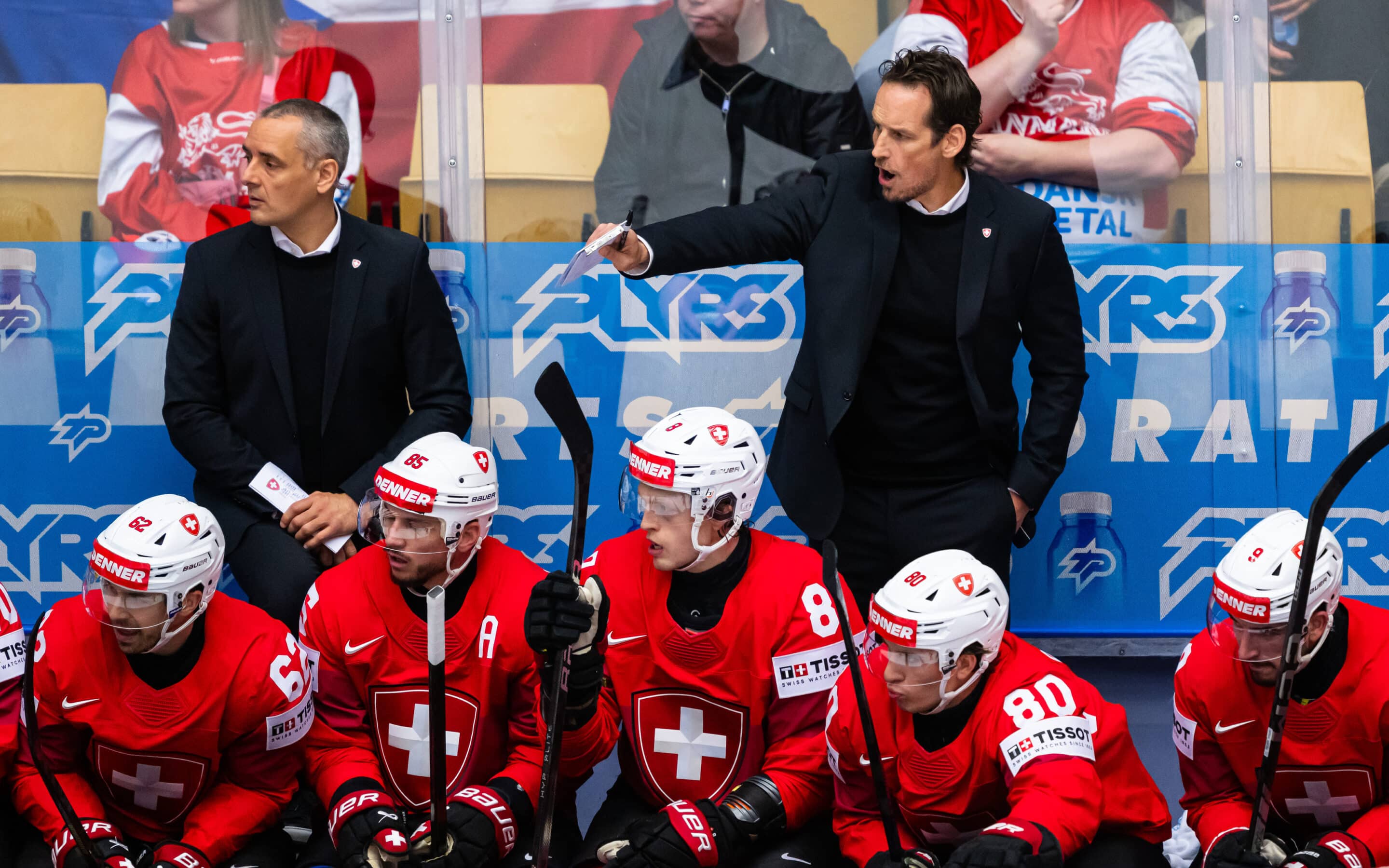 Schweiz gegen Tschechien – IIHF WM 2025